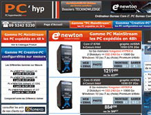 Tablet Screenshot of pchypermarche.com